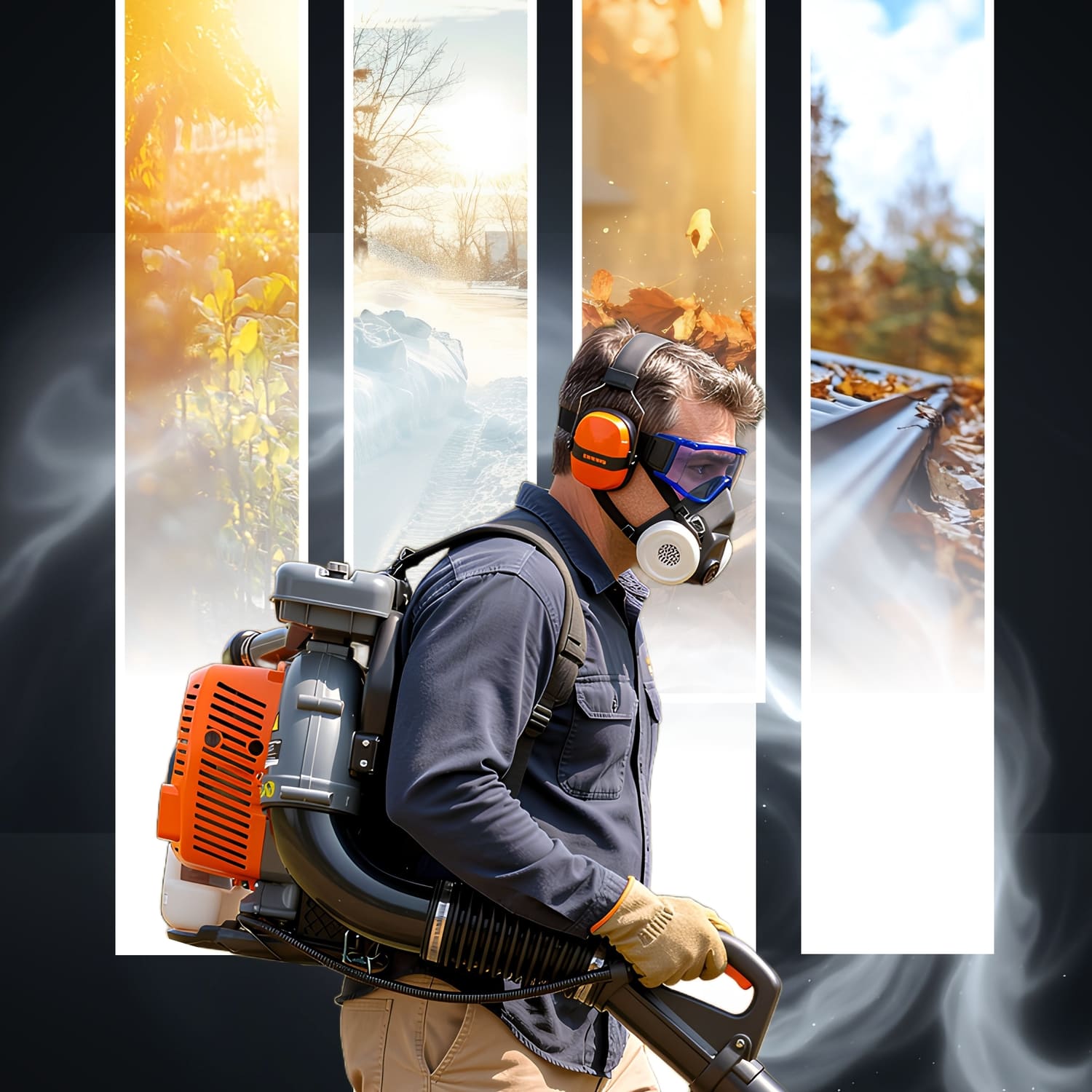 Benefits of owning a SCHRÖDER backpack leaf blower for efficient lawn and property maintenance