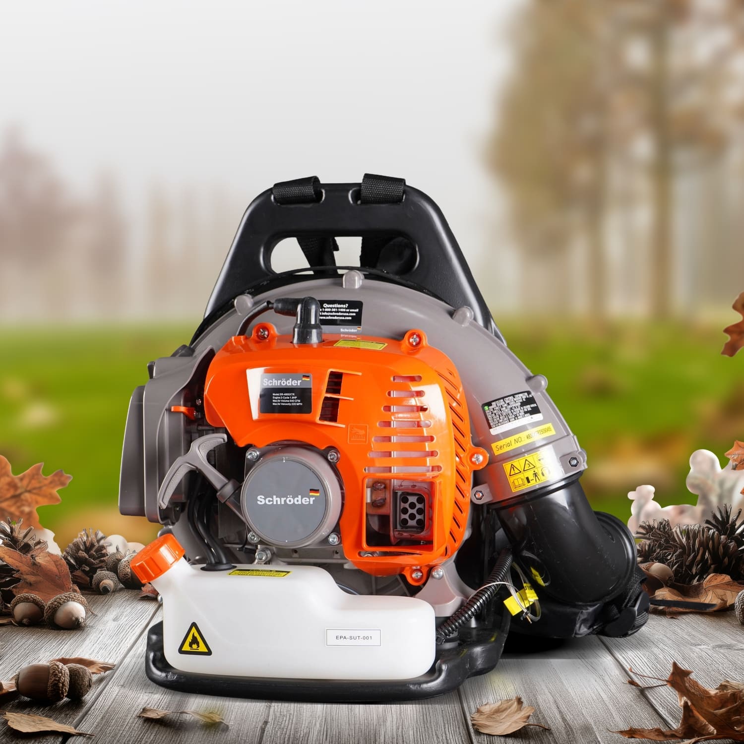 SR4800 leaf blower Creators Edition in retail packaging the benefits